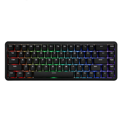 Teclado mecánico 68 teclas inalámbrico Bluetooth RGB efecto Hall