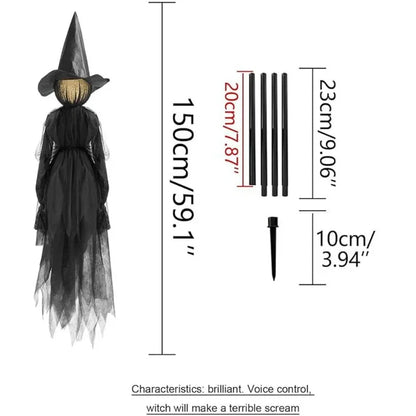Halloween Witches Light Up Trio Decoration Fall 2025