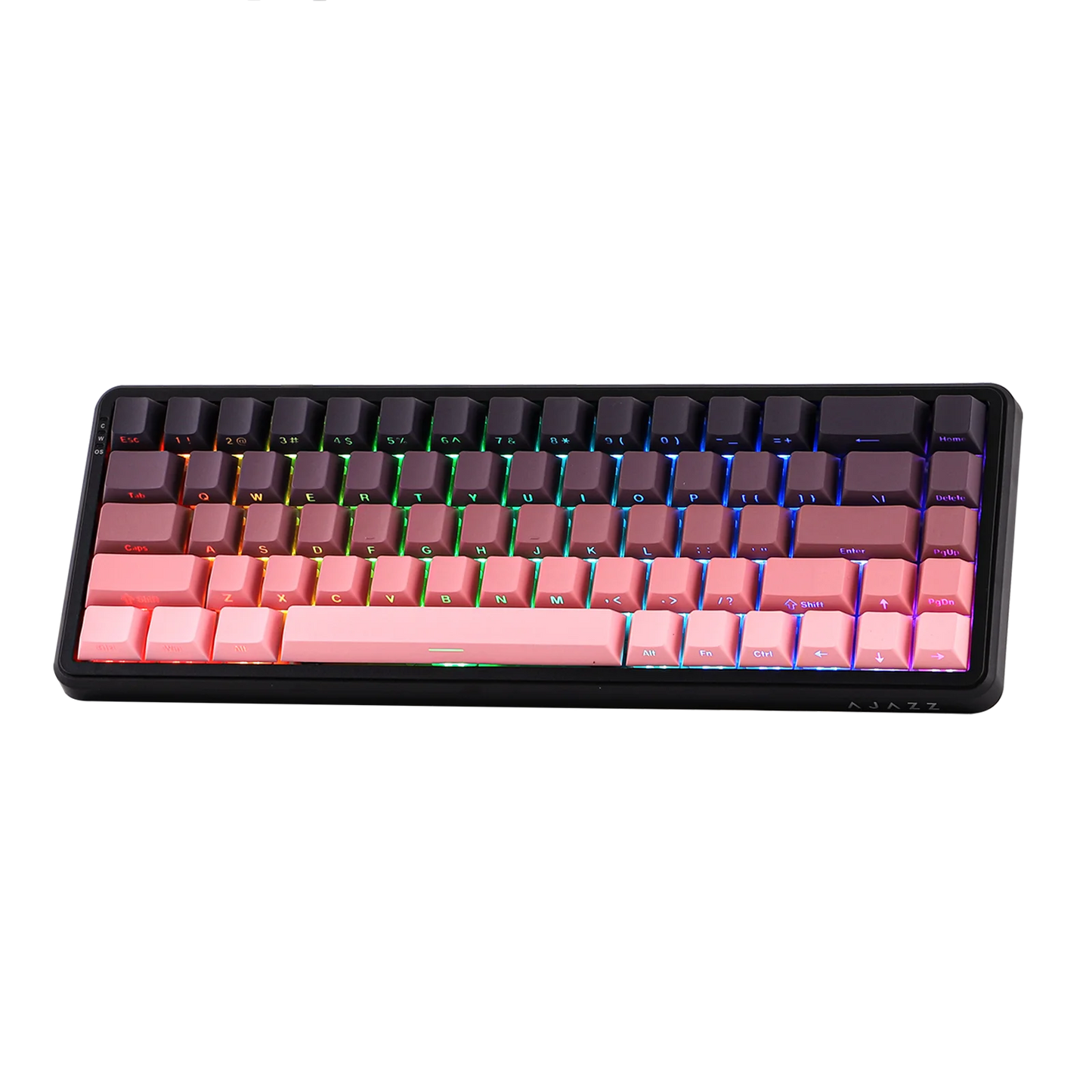 Teclado mecánico 68 teclas inalámbrico Bluetooth RGB efecto Hall