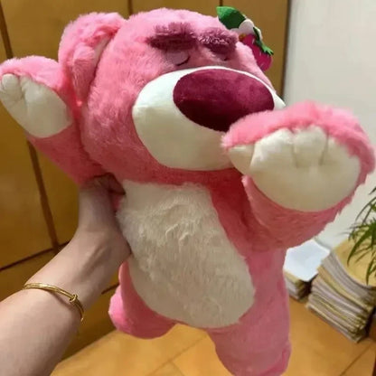 Lotso Plysj Jordbær Bjørnepute - 90cm Kosedyr, En Søt Valentinsdagsgave & Festivaler