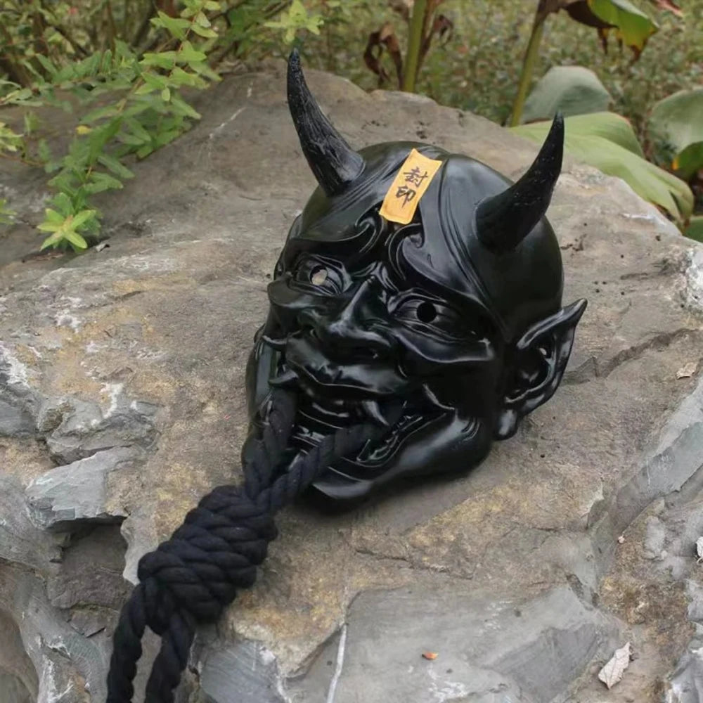 Skrekk Hannya Maske Harpiks Demon Cosplay Halloween 2025