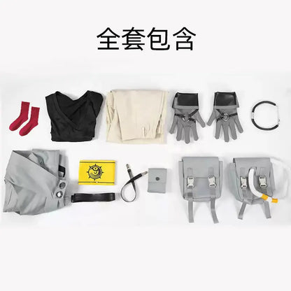 GACHIAKUTA Anime Ludo Enjin Zanka Riyo Four-Character Full Cosplay Suit Set with Wigs Halloween 2026