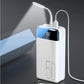 High-Capacity 50000mAh Portable Power Bank with LED Display for iPhone 13, Samsung S22, and Xiaomi