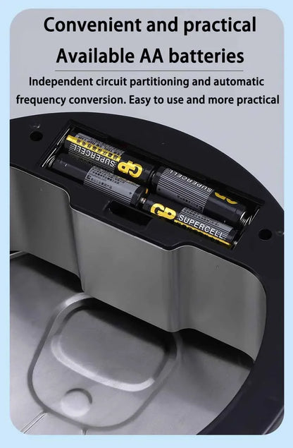 Automatic Induction Trash Can Round Kitchen Bin 24x40cm