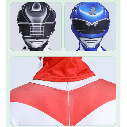 Samurai Sentai Shinkenger Power Rangers Cosplay Jumpsuit Costume Set with Mask for Adults 2026