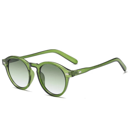 Retro Round Sunglasses for Women Men Vintage Black UV400 Outdoor Eyewear Stylish Sun Glasses