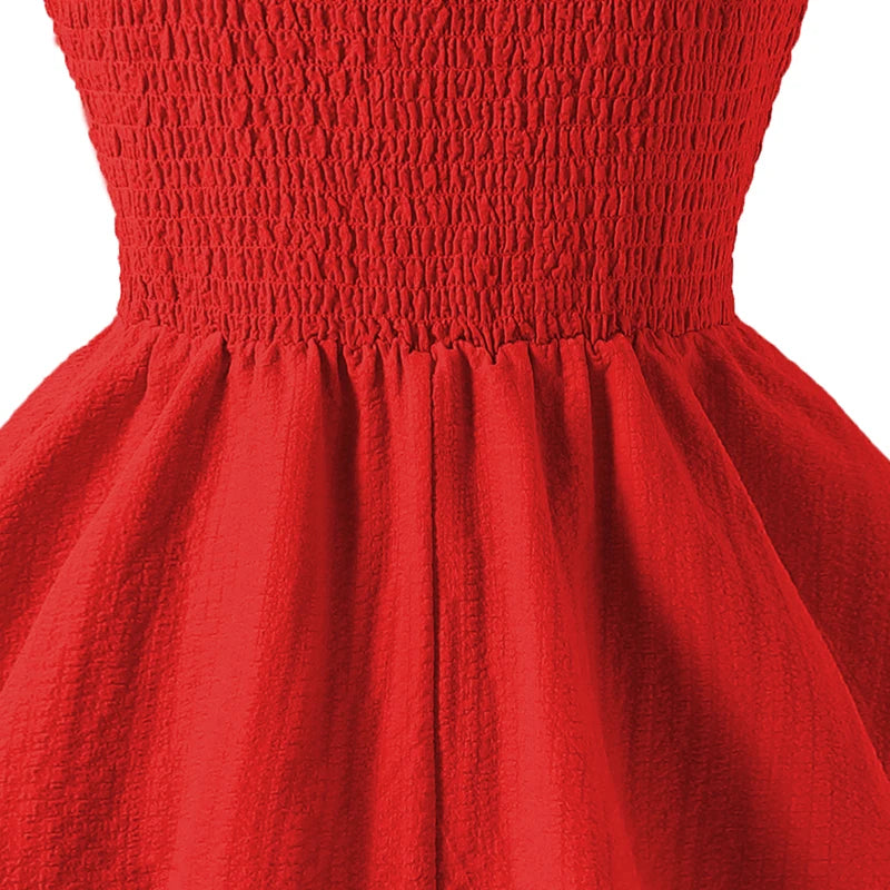 Soft Girls' Princess Dress - Tiered Sling Dress, Flattering, Polyester, For Birthday Party