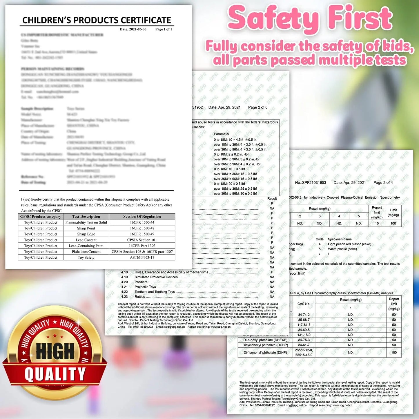 Trousse de maquillage pour enfants Rose et blanc Ensemble de jouets de maquillage Cadeau viral TikTok automne 2025 Lavable