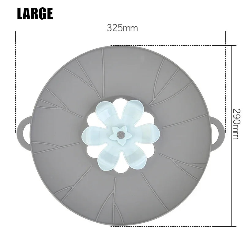 Couvercle en silicone pour casserole anti-débordement universel, accessoire de cuisine, chute 2025, garde la cuisinière propre