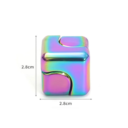 Fidget Spinner Cube Metal Desk Toy Stress Relief Gadget