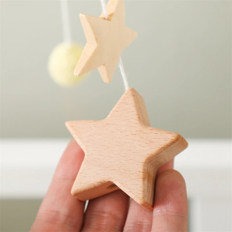 Hot Air Balloon Crib Mobile Newborn Sensory Toys Soothing