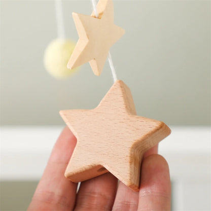 Hot Air Balloon Crib Mobile Newborn Sensory Toys Soothing