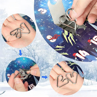 Calendario de Adviento de Navidad 24 Regalos Figuras de Juguete Lindas