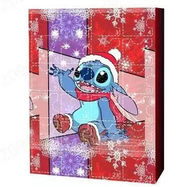 Calendario de Adviento Figuras Mini Stitch 24 Días Navidad