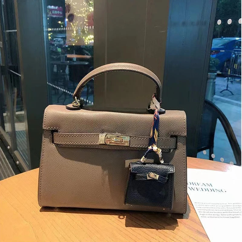 Bolso de mano mini inspirado en Birkin - Charm para bolso de negocios