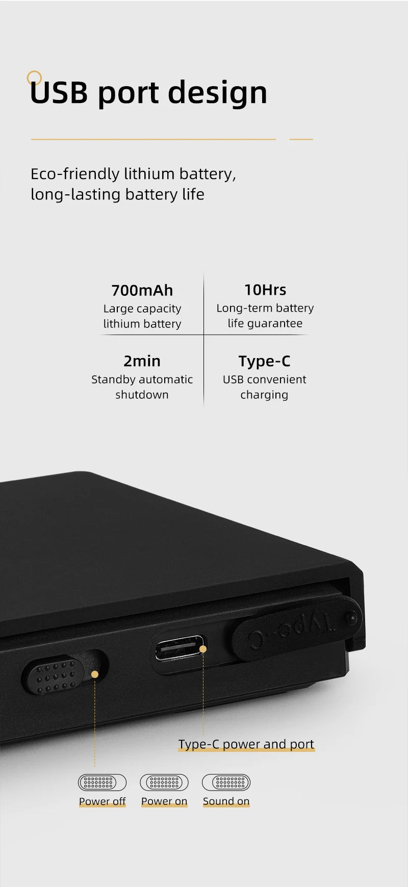 Coffee Scale Rechargeable Digital 0.1g Precision With Timer