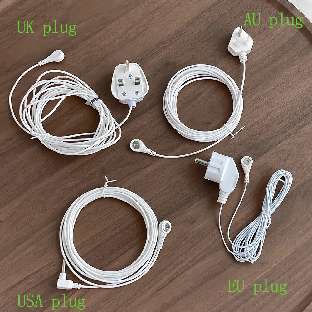 Grounding Earthing Bed Sheet With 4m Conductive Cable
