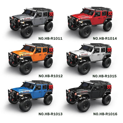 RC Car 4WD Off-Road Rock Crawler LED Lights 2.4G Proportional Control USB Charging Fall 2025 Gift Idea