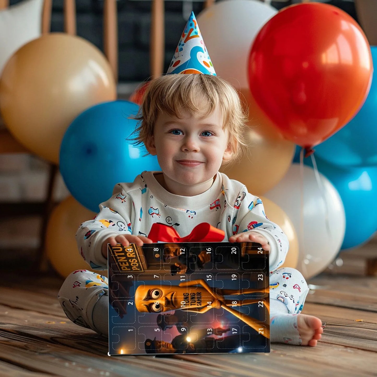 Calendario de Adviento 24 Días Recuerdo Navideño Italian Brainrot