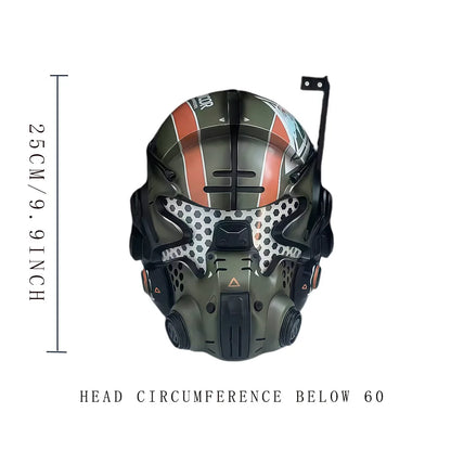 Titanfall Jack Cooper LED-verlichte cosplayhelm van hars, Halloweenkostuummasker voor volwassenen 2026