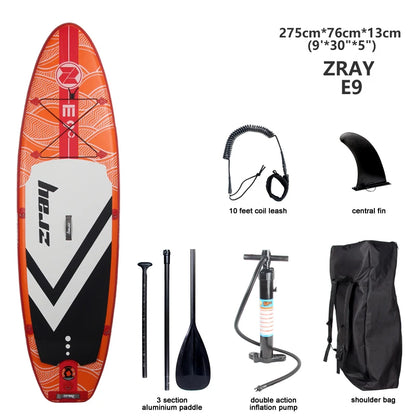 Inflatable Stand Up Paddle Board 275x76cm for Kids and Adults, Lightweight SUP with Accessories, Ideal for Stability and Maneuverability