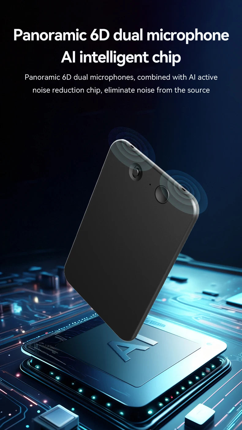 Enregistreur vocal IA avec transcription en temps réel 58 langues