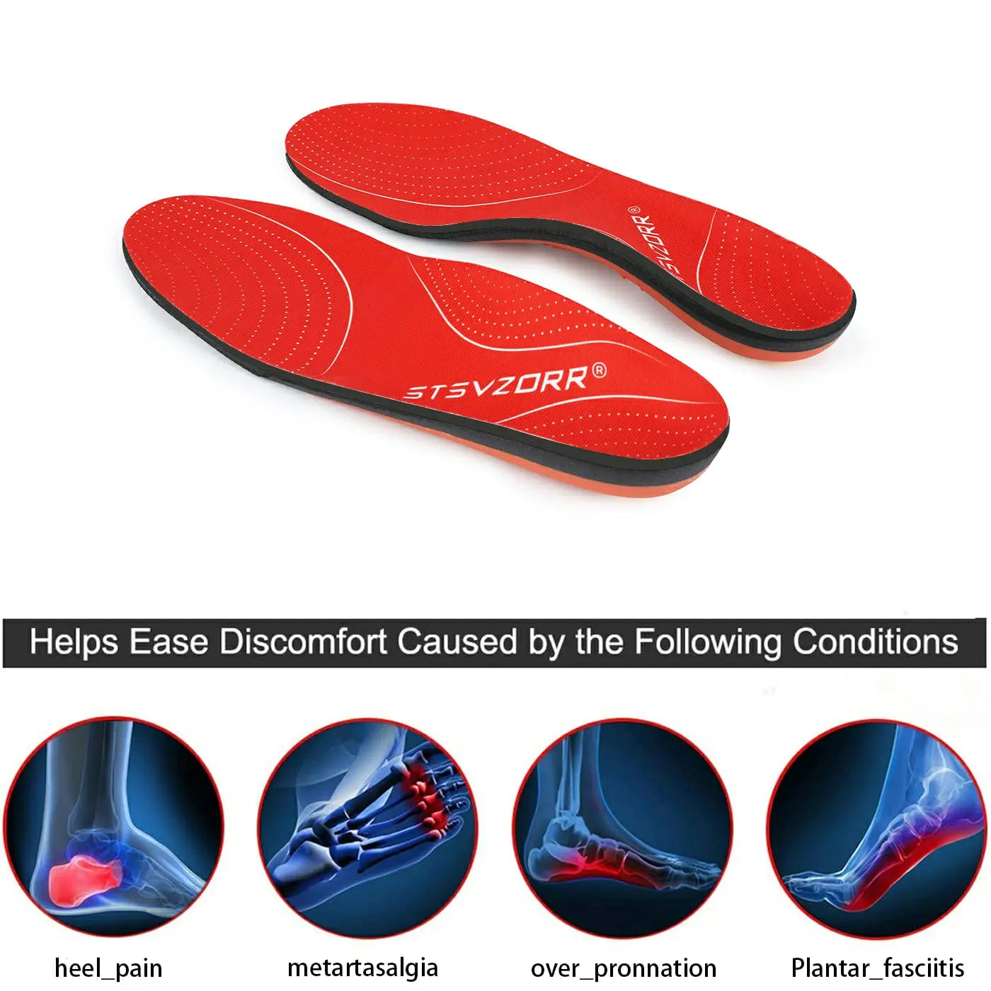 Plantar Fasciitis Insoles High Arch Orthotic Shoe Inserts Plantar Fascia Insole
