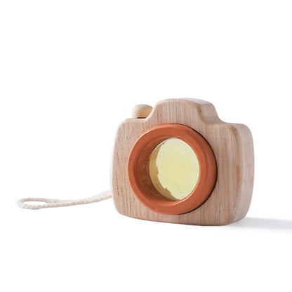 Variant image for Wooden Montessori Camera Toy for Kids, BPA Free, Lightweight, Sensory Play Gift for Toddlers and Young Children-3