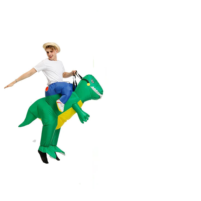 Halloween Alien Oppusteligt Kostume til Børn & Voksne - Sjov Cosplay Dragt til Fester