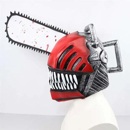 Chainsaw Man Denji latex anime-cosplaymaskerhelm voor heren en volwassenen, Halloween-carnavalaccessoire 2026