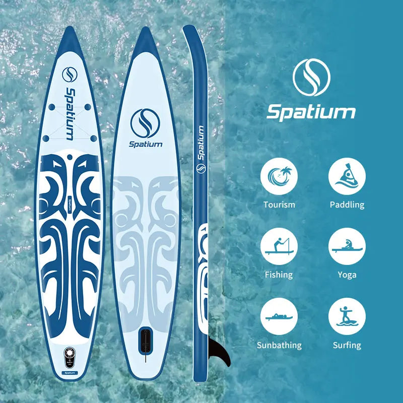 Inflatable Stand Up Paddle Board 11'6 with High-Pressure Pump, Removable Fin, and Lightweight Backpack for Easy Transport
