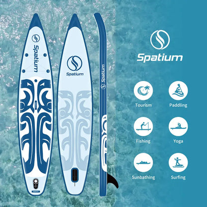Inflatable Stand Up Paddle Board 11'6 with High-Pressure Pump, Removable Fin, and Lightweight Backpack for Easy Transport