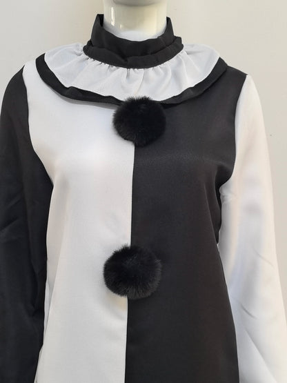 Art The Clown cosplay-drakt og maske Halloween 2025