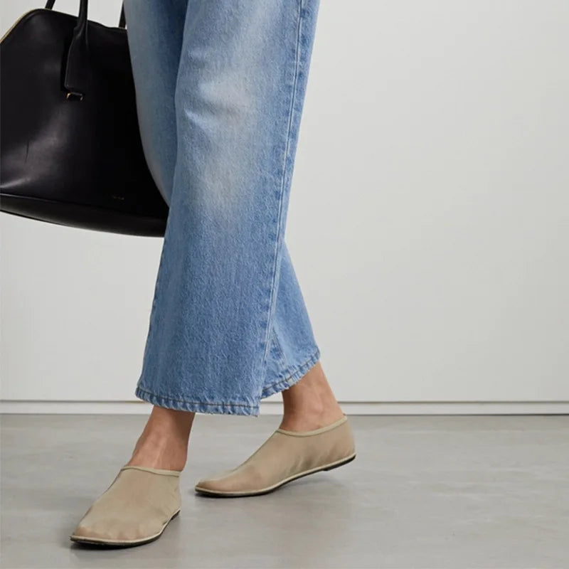 Breathable Women Mesh Ballet Flats - Slip On, For Summer