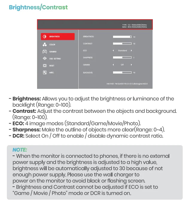 OLED 13,3 tommers bærbar skjerm 1 ms HDR 100 prosent DCI P3