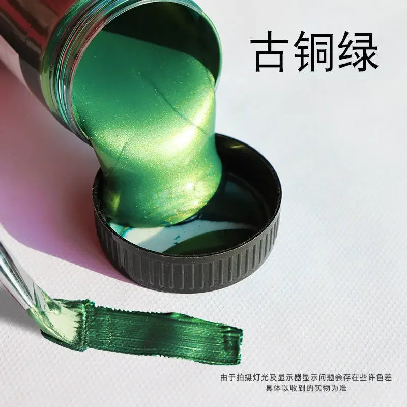 Colore acrilico dorato finitura metallica perlata impermeabile e resistente allo sbiadimento per gesso, tela, forniture per artigianato fai-da-te autunno 2026