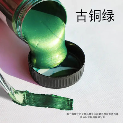 Colore acrilico dorato finitura metallica perlata impermeabile e resistente allo sbiadimento per gesso, tela, forniture per artigianato fai-da-te autunno 2026