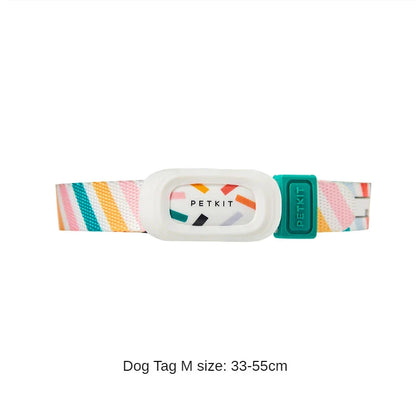 Smart kæledyrs halsbånd justerbart blødt nylon personligt hund kat halsbånd app-aktiveret efterår 2025 vandtæt ID-mærke