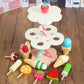 Wooden Ice Cream Play Rack for Kids - Educational Toy for Imaginative Role-Play and Family Fun