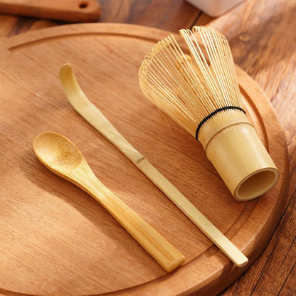 Bamboo Matcha Whisk Starter Kit Ceremonial Tea Eco Gift