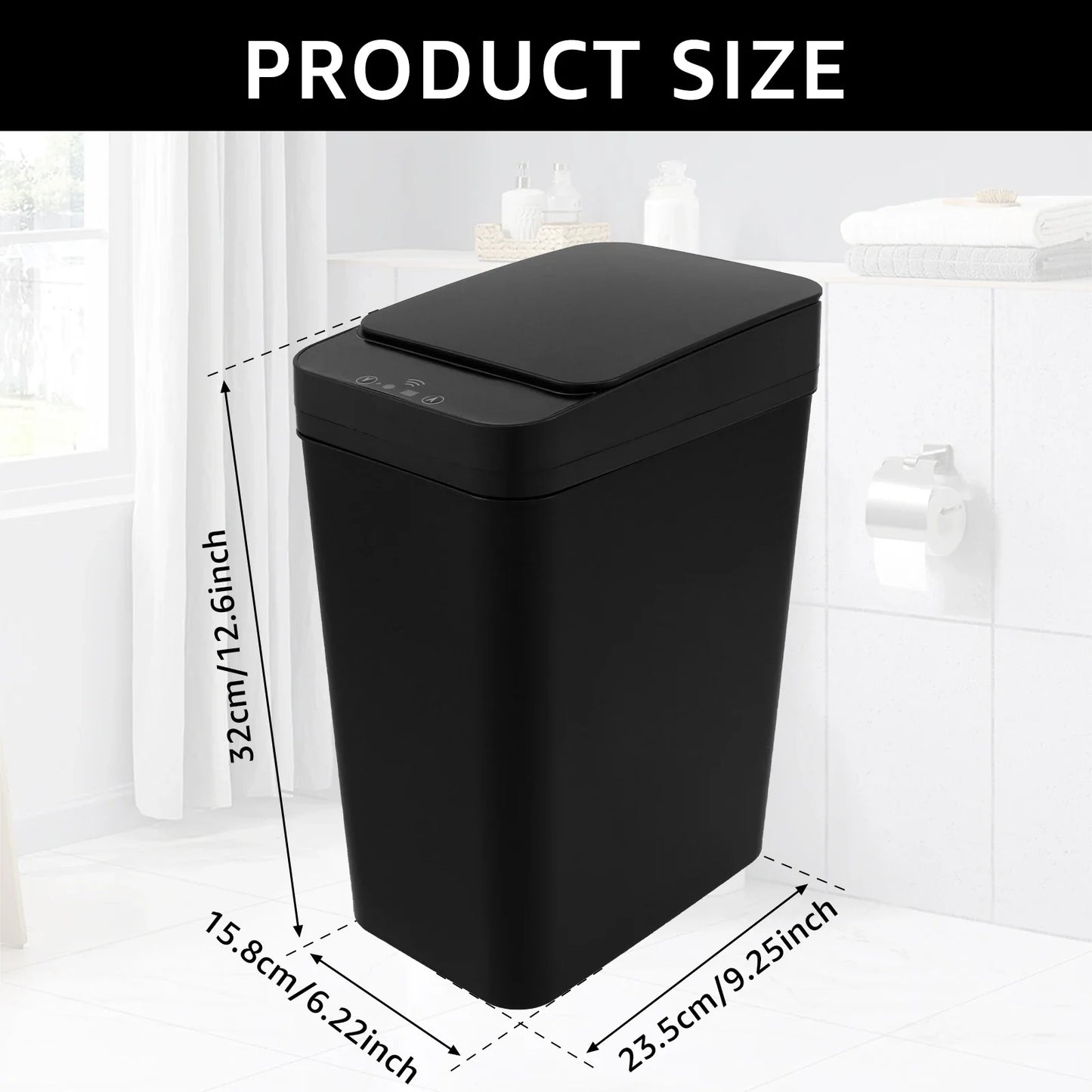 Touchless Automatic Trash Can 12L Sensor Kitchen