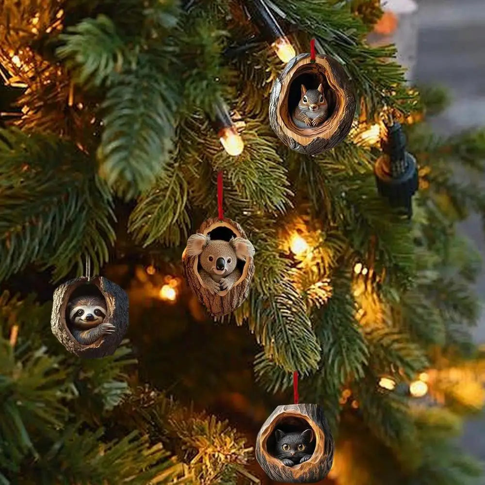 Adventskalender Kat Aftellen Hangende Boomversieringen