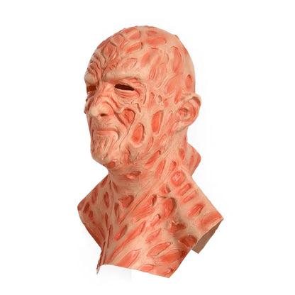 Freddy Krueger Latex Cosplay Headgear and Razor Gloves Set for Adults Halloween 2026