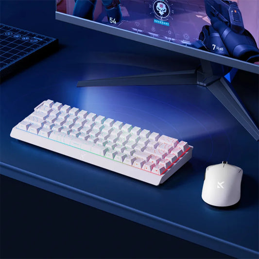 Teclado de juego magnético de 68 teclas con efecto Hall y RGB topográfico