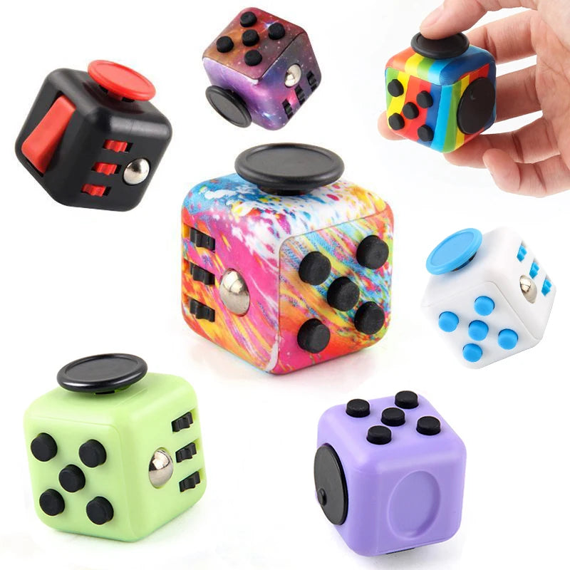Fidget Cube Stress Relief Toy Sensory Dice For Focus
