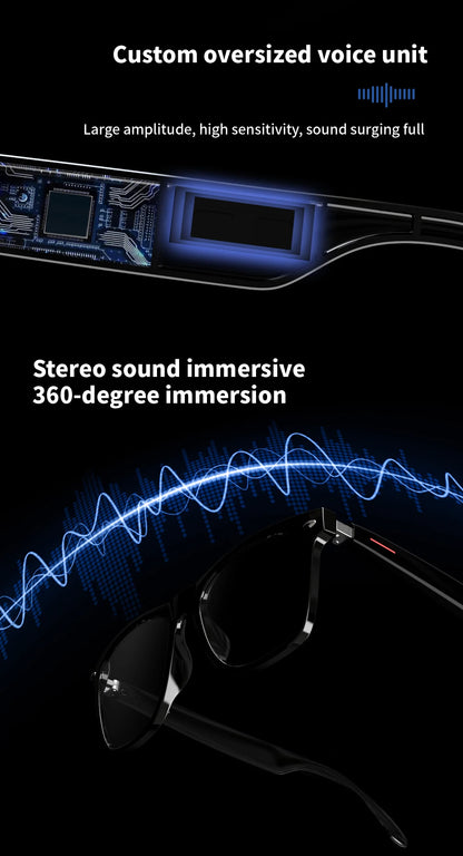 Smart Glasses Blue Light Polarized Audio Sunglasses