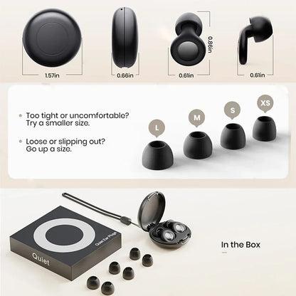 Ear Plugs Sleep Aid, Reusable Noise-Reducing Hearing Protection For Travel, Spring 2026