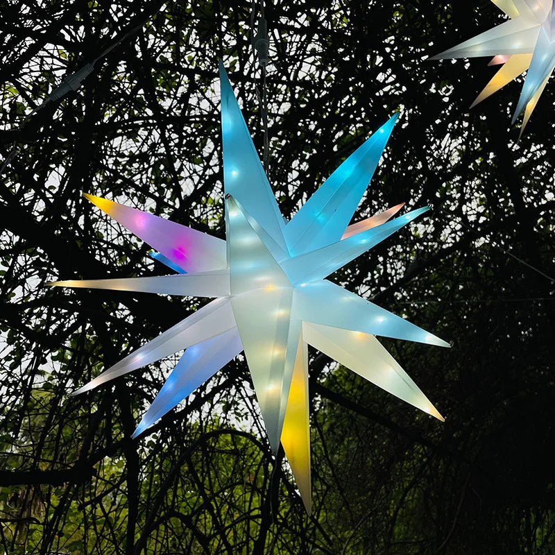 LED-Sternlicht Bluetooth App-Steuerung RGB Sternlampe, Halloween 2025 Party Hof Baum Dekor, Anpassbares Geschenk
