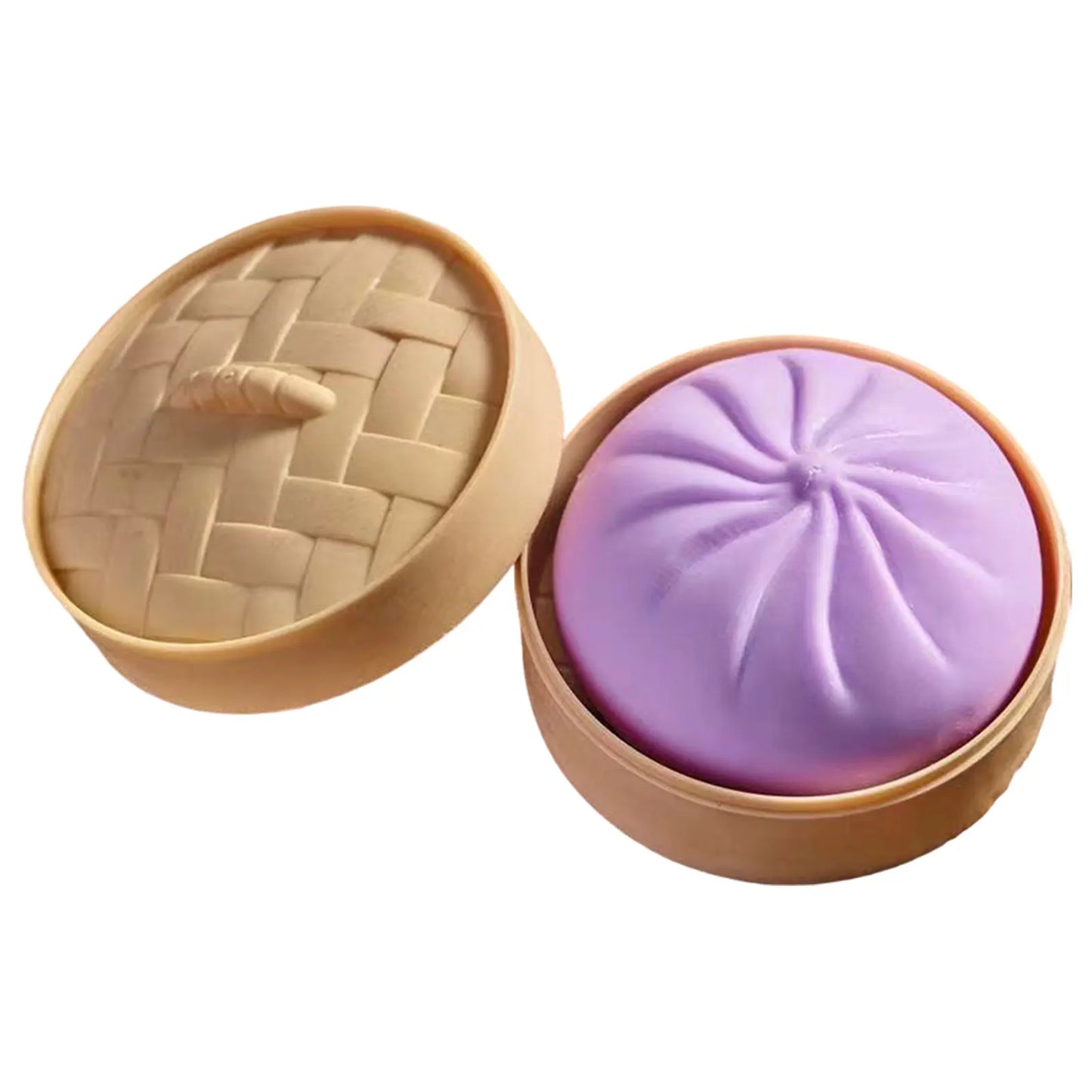 Glitter Bun Fidget Toy Kawaii Dumpling Squeeze Dough Ball Desk Toy Viral Fall 2026 Gift Stress Relief
