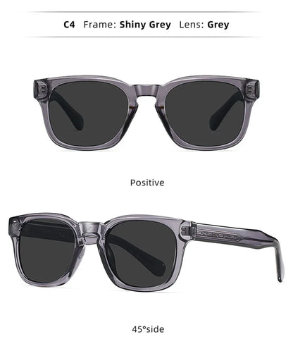 Retro square unisex sunglasses – UV400 gradient lenses, vintage style, travel and beach